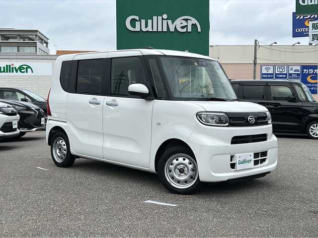 ダイハツ タント X ターボ 石川県 2020(令2)年 8.1万km ホワイト ４ＷＤ/ETC /ドラレコ前後 /バックカメラ /メモリナビ〔AVIC-RZ003〕/（Bluetooth/FM/AM）/パワースライドドア/D席/N席シートヒーター　/LEDライト/プッシュスタート/アイドリングストップ
