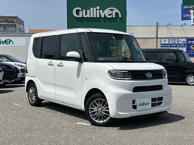 ダイハツ タント X ターボ 石川県 2020(令2)年 8.1万km ホワイト ４ＷＤ/ETC /ドラレコ前後 /バックカメラ /メモリナビ〔AVIC-RZ003〕/（Bluetooth/FM/AM）/パワースライドドア/D席/N席シートヒーター　/LEDライト/プッシュスタート/アイドリングストップ
