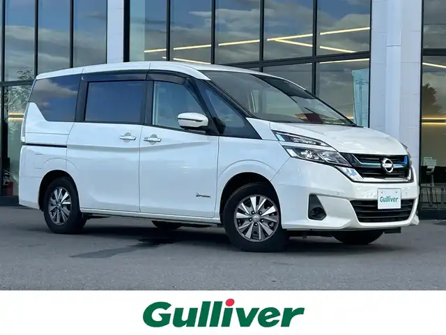 日産 セレナ e－パワー XV 栃木県 2019(平31)年 5万km パール 衝突被害軽減ブレーキ/社外SDナビ/フルセグTV/DVD/Bluetooth/USB/アラウンドビューモニター/ETC/前ドライブレコーダー/両側パワースライドドア/クルーズコントロール/プッシュスタート/ステアリングリモコン/LEDオートライト/純正15インチAW/アイドリングストップ/横滑り防止装置/保証書/取説