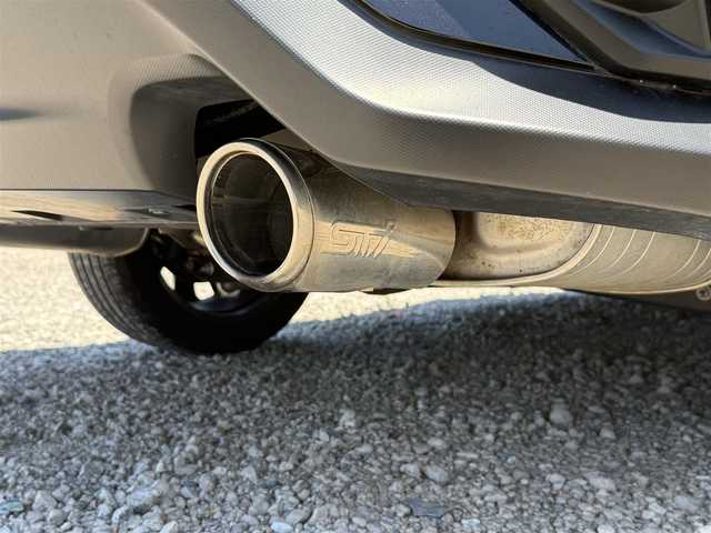 スバル レヴォーグ 1．8STIスポーツ EX 兵庫県 2021(令3)年 2.2万km クリスタルブラックシリカ ワンオーナー/本革シート＆パワーシート＆シートヒーター/メーカーナビ/フルセグTV/バック＆サイドモニター/ETC/パワーバックドア/アイサイトX/レーダークルーズ/レーンキープアシスト
