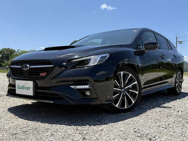 スバル レヴォーグ 1．8STIスポーツ EX 兵庫県 2021(令3)年 2.2万km クリスタルブラックシリカ ワンオーナー/本革シート＆パワーシート＆シートヒーター/メーカーナビ/フルセグTV/バック＆サイドモニター/ETC/パワーバックドア/アイサイトX/レーダークルーズ/レーンキープアシスト