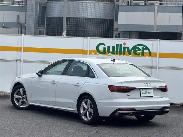 アウディ Ａ４ 35TDI アドバンスド 愛知県 2022(令4)年 2.1万km グレイシアホワイトメタリック /禁煙//正規ディーラー車//ディーラー記録簿//MMIナビ//AppleCarPlay/AndroidAuto//AM/FM/USB/BT//バーチャルコックピットプラス//全方位カメラ//純正17AW//アウディプレセンスシティ//アウディプレセンスリア//ACC//アウディアクティブレーンアシスト//アウディサイドアシスト//アウディパーキングシステム//トラフィックジャムアシスト//パーキングアシスト//ビルトインETC2.0//シートヒーター//パワーシート//革巻きステアリング//ステアリングスイッチ//パドルシフト//電動格納ウィンカーミラー//LEDオートライト//フォグランプ//アイドリングストップ//電動パーキング//横滑り防止//アンビエントライト//ISOFIX//純正ラバーマット//スマートキー//プッシュスタート//保証書//取扱説明書//スペアキー