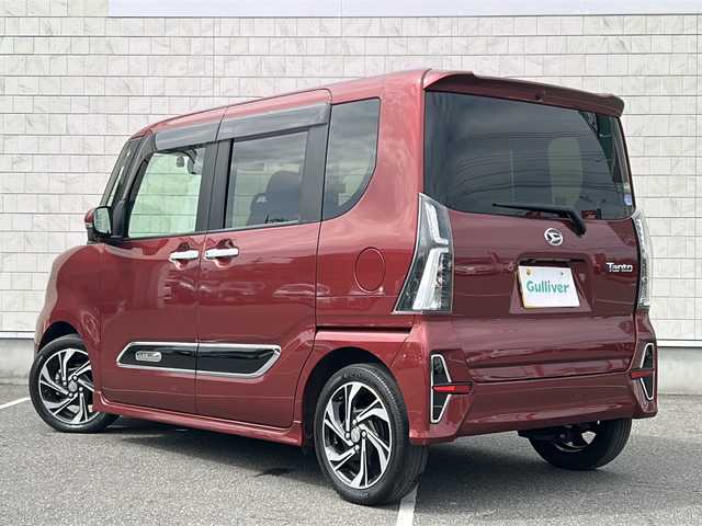 ダイハツ タント カスタム RS スタイルセレクション 栃木県 2020(令2)年 5.1万km ファイアークォーツレッドM 純正ナビ/フルセグＴＶ/Ｂｌｕｅｔｏｏｔｈ/ＵＳＢ入力端子/ＥＴＣ/ドライブレコーダー/アラウンドビューモニター/両側パワースライドドア/クルーズコントロール/ハーフレザーシート/シートヒーター/コーナーセンサー/ABS/横滑り防止機能/盗難防止装置/アイドリングストップ/衝突被害軽減システム/LEDヘッドライト