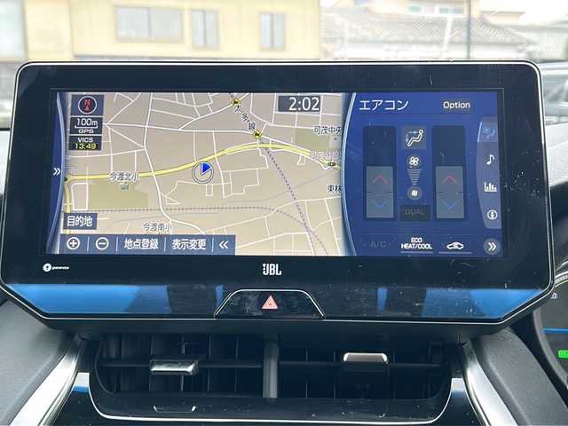 トヨタ ハリアー ハイブリッド Z 岐阜県 2020(令2)年 3.3万km プレシャスブラックパール 登録時走行距離32221km/モデリスタエアロ/純正ディスプレイオーディオ/フルセグTV・Bluetooth/JBLプレミアムサウンド/デジタルインナーミラー/パノラミックビューモニター/ハーフレザーシート/ETC/ブラインドスポットモニター/レーダークルーズコントロール/レーンキープアシスト/パワーバックドア/コーナーセンサー/LEDヘッドライト/オートライト/オートハイビーム/純正アルミホイール/ドアバイザー/スマートキー/純正フロアマット