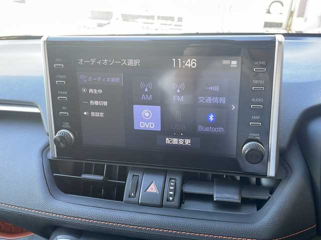 トヨタ ＲＡＶ４ アドベンチャー 福井県 2022(令4)年 2.1万km アティチュードブラックマイカ 登録時走行距離２０４７９ｋｍ/パノラマルーフ/純正ディスプレイオーディオ/JAOSエアロ/（フロント/サイド/リア）/プリクラッシュセーフティ/レーンキープアシスト/アダプティブクルーズコントロール/ブラインドスポットモニター/デジタルインナーミラー/D席パワーシート/（シートメモリ付き）/シートヒーター/エアーシート/ハーフレザーシート/オートトラミラー/オートハイビーム/オートライト/純正１９インチアルミホイール/クリアランスソナー/ルーフレール/LEDヘッドライト/LEDフォグランプ/ステリングヒーター/USBポート/ドライブレコーダー/プッシュスタート/スマートキー/保証書/取扱説明書