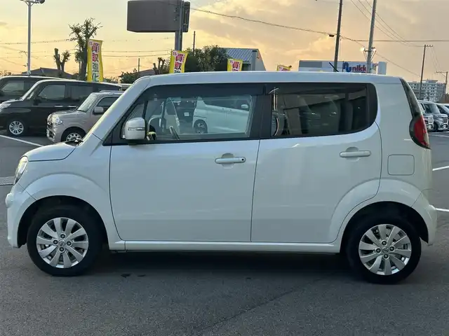 日産 モコ X 愛媛県 2014(平26)年 4.2万km スノーパールホワイト 純正7型ナビ【MM314D-A】/CD/DVD/Bluetooth/ワンセグTV/バックカメラ/ビルトインETC/プッシュスタート/電動格納ミラー/フロアマット/ドアバイザー/アイドリングストップ