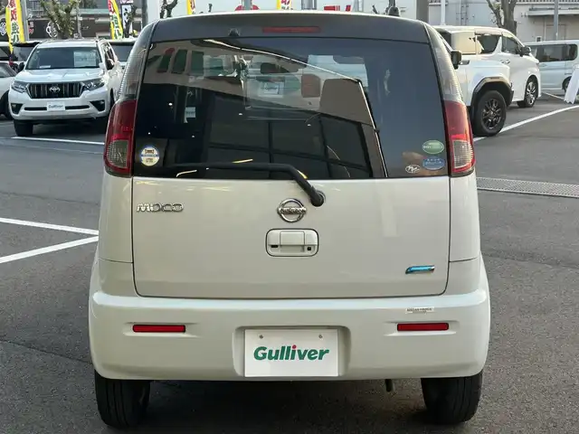 日産 モコ X 愛媛県 2014(平26)年 4.2万km スノーパールホワイト 純正7型ナビ【MM314D-A】/CD/DVD/Bluetooth/ワンセグTV/バックカメラ/ビルトインETC/プッシュスタート/電動格納ミラー/フロアマット/ドアバイザー/アイドリングストップ