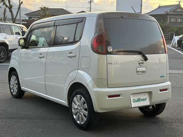 日産 モコ X 愛媛県 2014(平26)年 4.2万km スノーパールホワイト 純正7型ナビ【MM314D-A】/CD/DVD/Bluetooth/ワンセグTV/バックカメラ/ビルトインETC/プッシュスタート/電動格納ミラー/フロアマット/ドアバイザー/アイドリングストップ