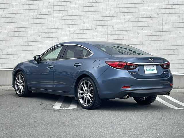 マツダ アテンザ セダン XD Lパッケージ 山形県 2014(平26)年 6.9万km ブルーリフレックスマイカ 禁煙車/スマートブレーキサポート/レーダークルーズコントロール/ブラインドスポットモニター/BOSEサウンド/レザーシート/パワーシート/シートヒーター/純正ナビ(CD.DVD.BT.SD.USB.AUX)/バックカメラ/フルセグ/ドライブレコーダー/パドルシフト/キセノンライト/マツダスピードオルガンペダル/プッシュスタート/スマートキー