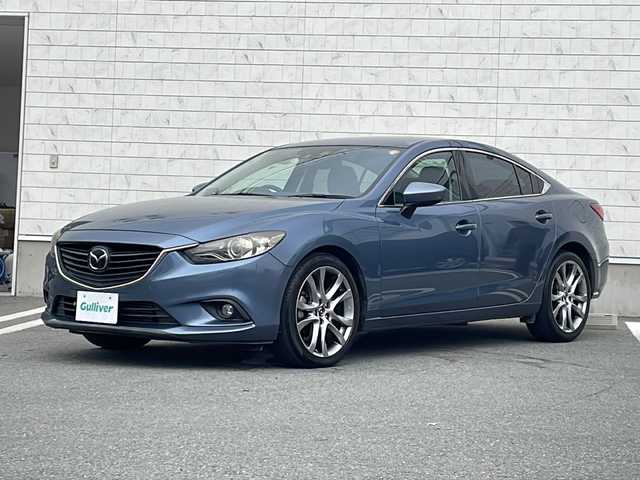 マツダ アテンザ セダン XD Lパッケージ 山形県 2014(平26)年 6.9万km ブルーリフレックスマイカ 禁煙車/スマートブレーキサポート/レーダークルーズコントロール/ブラインドスポットモニター/BOSEサウンド/レザーシート/パワーシート/シートヒーター/純正ナビ(CD.DVD.BT.SD.USB.AUX)/バックカメラ/フルセグ/ドライブレコーダー/パドルシフト/キセノンライト/マツダスピードオルガンペダル/プッシュスタート/スマートキー