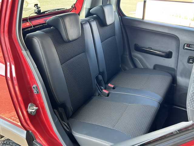 スズキ ハスラー J ブラックインテリアパッケージ 静岡県 2019(令1)年 5.6万km フェニックスレッドパール/ホワイト2トーンルーフ 社外ナビ（AM FM Bluetooth USB iPod SD）/ヒーテッドドアミラー/ハーフレザーシート/D＋N席シートヒーター/デュアルカメラブレーキサポート/純正アルミホイール/純正フロアマット/プッシュスタート/スマートキー/ステアリングリモコン/アイドリングストップ/キノセンヘッドライト/パワーステアリング/パワーウィンドウ