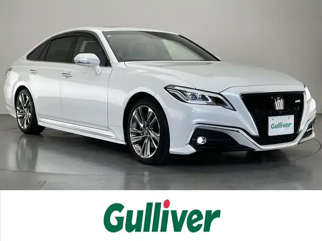 トヨタ クラウン ハイブリッド RS アドバンス 愛知県 2021(令3)年 3.8万km プレシャスホワイトパール 純正１２．３型ナビ　ムーンルーフ　全方位カメラ　デジタルインナミラー　フルセグTV　BT　DVD　黒革　シートヒーター　シートベンチレーション　ＢＳＭ　ＡＣ１００Ｖ　ＥＴＣ２．０　セーフティセンス　衝突軽減　追従クルコン　ＬＥＤオートライト　コーナーセンサー　禁煙車