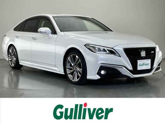トヨタ クラウン ハイブリッド RS アドバンス 愛知県 2021(令3)年 3.8万km プレシャスホワイトパール 純正１２．３型ナビ　ムーンルーフ　全方位カメラ　デジタルインナミラー　フルセグTV　BT　DVD　黒革　シートヒーター　シートベンチレーション　ＢＳＭ　ＡＣ１００Ｖ　ＥＴＣ２．０　セーフティセンス　衝突軽減　追従クルコン　ＬＥＤオートライト　コーナーセンサー　禁煙車