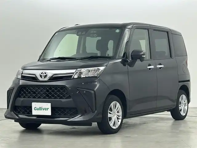 トヨタ ルーミー G 福岡県 2020(令2)年 2.8万km ブラックマイカメタリック 純正ナビ（ＢＴ，ＴＶ）　/バックカメラ　/ビルトインＥＴＣ　/前方ドライブレコーダー　/コーナーセンサー　/衝突被害軽減ブレーキ　/アイドリングストップ　/両側電動スライドドア　/プッシュスタート　/純正フロアマット