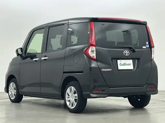 トヨタ ルーミー G 福岡県 2020(令2)年 2.8万km ブラックマイカメタリック 純正ナビ（ＢＴ，ＴＶ）　/バックカメラ　/ビルトインＥＴＣ　/前方ドライブレコーダー　/コーナーセンサー　/衝突被害軽減ブレーキ　/アイドリングストップ　/両側電動スライドドア　/プッシュスタート　/純正フロアマット