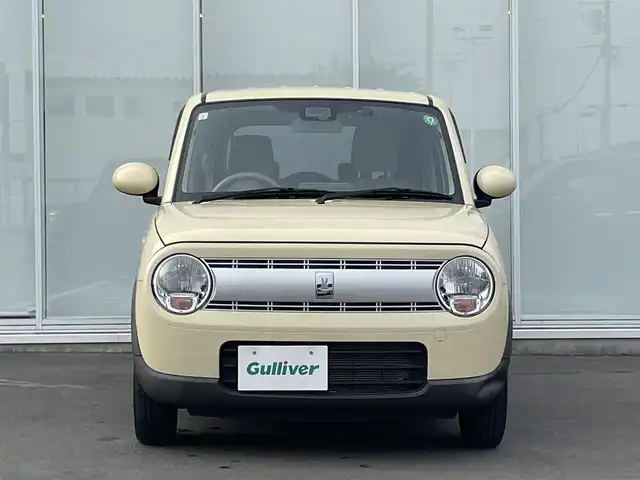 スズキ ラパン G 神奈川県 2021(令3)年 2.5万km シフォンアイボリーM ・社外ＳＤナビ　/・バックカメラ　/・フルセグＴＶ/・Ｂｌｕｅｔｏｏｔｈ　/・ＤＶＤ　ＣＤ　/・シートヒーター（運転席）/・スズキセーフティーサポート　/・コーナーセンサー前後　/・スマートキー　/・プッシュスタート　/・ＵＶカットガラス