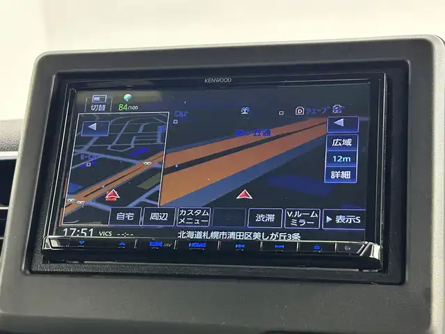 ホンダ Ｎ ＢＯＸ カスタム L 道央・札幌 2022(令4)年 2.4万km メテオロイドグレーメタリック ・４WD/・寒冷地仕様/・社外メモリーナビ/　CD/DVD/SD/BT/フルセグ/・バックカメラ/・前後ドライブレコーダー/・ホンダセンシング/・クルーズコントロール/・レーンキープアシスト/・クリアランスソナー/・左側パワースライドドア/・前席シートヒーター/・ミラーヒーター/・純正LEDヘッドライト/・フォグライト/・オートライト/・プッシュスタート/・スマートキー/・一体型エンジンスターター/・純正フロアマット/・ドアバイザー