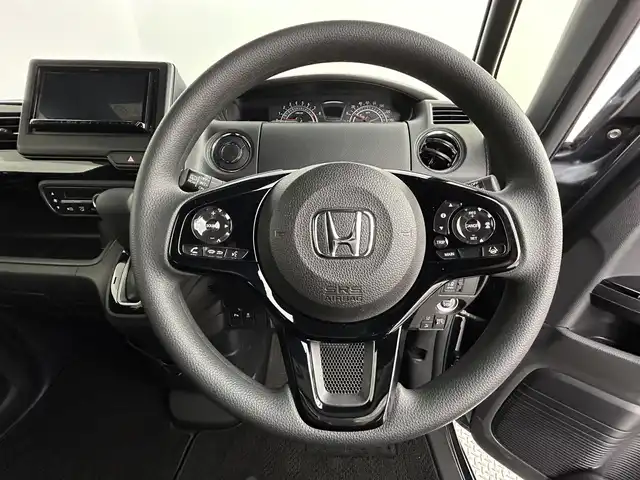 ホンダ Ｎ ＢＯＸ カスタム L 道央・札幌 2022(令4)年 2.4万km メテオロイドグレーメタリック ・４WD/・寒冷地仕様/・社外メモリーナビ/　CD/DVD/SD/BT/フルセグ/・バックカメラ/・前後ドライブレコーダー/・ホンダセンシング/・クルーズコントロール/・レーンキープアシスト/・クリアランスソナー/・左側パワースライドドア/・前席シートヒーター/・ミラーヒーター/・純正LEDヘッドライト/・フォグライト/・オートライト/・プッシュスタート/・スマートキー/・一体型エンジンスターター/・純正フロアマット/・ドアバイザー