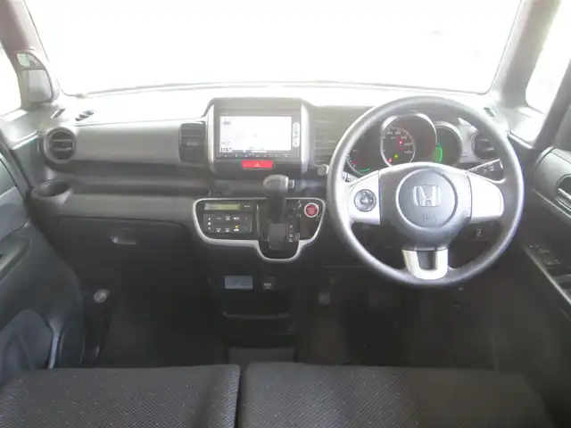 ホンダ Ｎ ＢＯＸ G Lパッケージ 千葉県 2014(平26)年 3.3万km スマートブラック ワンオーナー/純正ナビ、ワンセグTV/バックカメラ/純正オーディオ【DVD/CD/BT/SD】/片側パワースライドドア/CTBA(シティブレーキアクティブシステム)/横滑り防止装置/ヘッドライトレベライザー/ナビ連動ステアリングスイッチ/ETC、スペアキー/取扱説明書/ナビ取扱説明書/新車時保証書