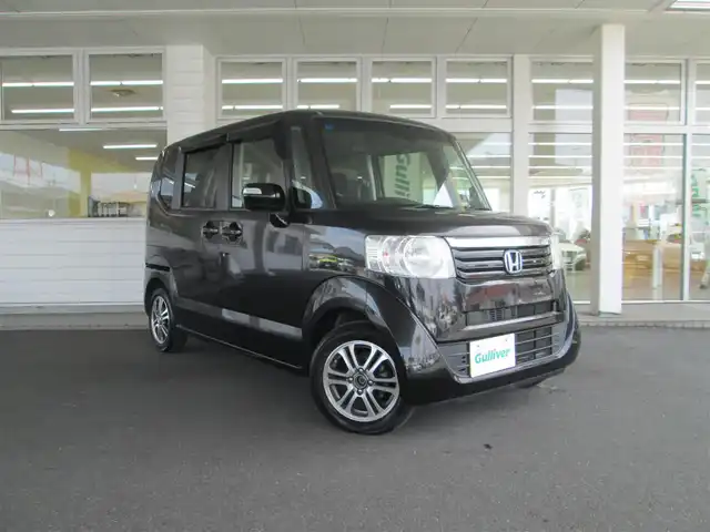ホンダ Ｎ ＢＯＸ G Lパッケージ 千葉県 2014(平26)年 3.3万km スマートブラック ワンオーナー/純正ナビ、ワンセグTV/バックカメラ/純正オーディオ【DVD/CD/BT/SD】/片側パワースライドドア/CTBA(シティブレーキアクティブシステム)/横滑り防止装置/ヘッドライトレベライザー/ナビ連動ステアリングスイッチ/ETC、スペアキー/取扱説明書/ナビ取扱説明書/新車時保証書
