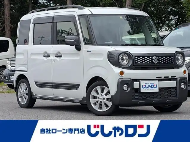 スズキ スペーシア ギア HYBRID XZターボ 栃木県 2020(令2)年 12.5万km ピュアホワイトP (株)IDOMが運営する【じしゃロン宇都宮店】の自社ローン対象車両になります。こちらは現金またはオートローンご利用時の価格です。自社ローンご希望の方は別途その旨お申付け下さい/社外ナビ/CD/DVD/BT/TV/衝突軽減/クルーズコントロール/両側パワースライドドア/全方位カメラ/ターボ/ETC/シートヒーター/ヘッドアップディスプレイ/スマートキー/プッシュスタート/純正１４インチAW