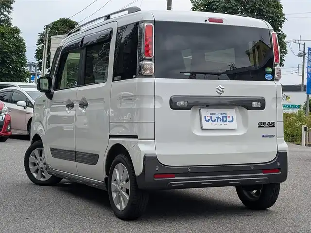 スズキ スペーシア ギア HYBRID XZターボ 栃木県 2020(令2)年 12.5万km ピュアホワイトP (株)IDOMが運営する【じしゃロン宇都宮店】の自社ローン対象車両になります。こちらは現金またはオートローンご利用時の価格です。自社ローンご希望の方は別途その旨お申付け下さい/社外ナビ/CD/DVD/BT/TV/衝突軽減/クルーズコントロール/両側パワースライドドア/全方位カメラ/ターボ/ETC/シートヒーター/ヘッドアップディスプレイ/スマートキー/プッシュスタート/純正１４インチAW