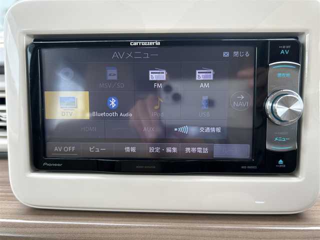 スズキ ラパン X 奈良県 2016(平28)年 5.7万km シフォンアイボリーメタリック 社外ナビ　/フルセグ　/Ｂｌｕｅｔｏｏｔｈ　/ＤＶＤ再生　/ＵＳＢ入力端子　/ETC　/ベンチシート　/運転席シートヒーター　/純正フロアマット　/純正アルミホイール/オートライト　/衝突被害軽減ブレーキ　/横滑り防止装置　/Ｗエアバッグ/取扱説明書/保証書/スペアキー1本
