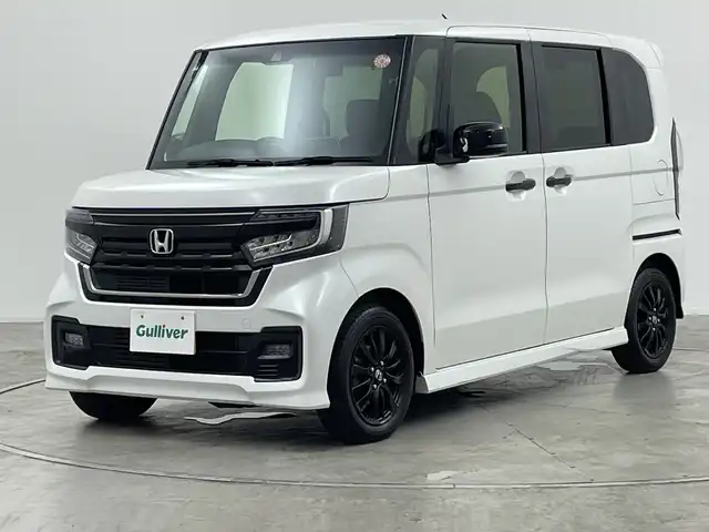 ホンダ Ｎ ＢＯＸ カスタム L スタイル+ブラック 群馬県 2023(令5)年 2.5万km プラチナホワイトパール 8型ナビ　バックカメラ　衝突被害軽減ブレーキ　前席シートヒーター　両側電動スライドドア　ビルトインETC フルセグTV アダプティブクルーズコントロール　レーンキープアシスト　スマートキー　禁煙車