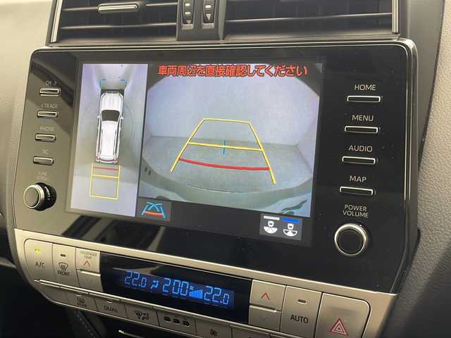 トヨタ ランドクルーザー プラド TX Lパッケージ ブラックED 沖縄県 2021(令3)年 4.7万km ホワイトパールクリスタルシャイン 純正９インチナビ/（フルセグTV　Bluetooth　FM　AM）/サンルーフ/全方位カメラ/黒革パワーシート/エアーシート/シートヒーター/前後コーナーセンサー/前方ドライブレコーダー（ND-DVR30）/ＬＥＤヘッドライト/純正１８インチアルミホイール/ルーフレール/JAOSフロントスキッドバー/リフトアップ/オーバーフェンダー