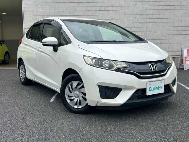 ホンダ フィット 13G Lパッケージ 千葉県 2014(平26)年 2.9万km プレミアムホワイトパール 純正メモリナビ（VXM-145VFi）/BlueTooth接続/CD/DVD/フルセグテレビ/バックカメラ/LEDヘッドライト/エンジンスタートボタン/アイドリングストップ/ETC/オートエアコン/電動格納ミラー/スマートキー/スペアキー/ドアバイザー/純正フロアマット/取扱説明書/保証書