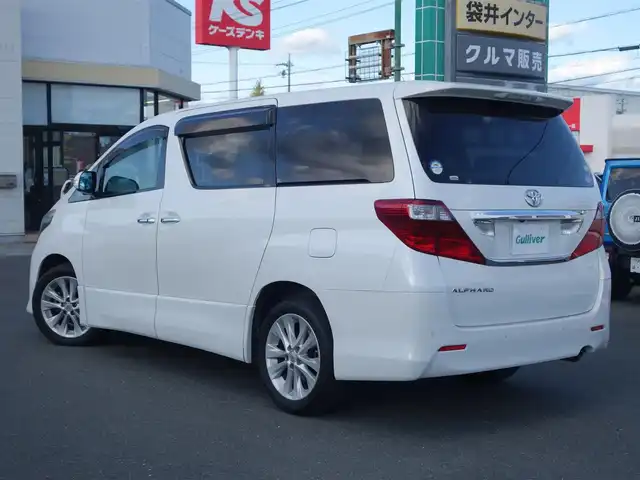 トヨタ アルファード 240S リミテッド 静岡県 2010(平22)年 8.2万km ホワイトパールクリスタルシャイン ワンオーナー／禁煙車/車検R9年3月23日/純正16.2インチワイドフリップダウンモニター/純正ディーラー7インチHDDナビ/　CD/DVD/SD/BT/BT/AUX/フルセグTV/バックカメラ/ビルトインETC/両側パワースライドドア/リアオートエアコン/クリアランスソナー／バックソナー/スマートキー／プッシュスタート/HIDヘッドライト／オートライト/純正フロアマット/純正ドアバイザー/保証書