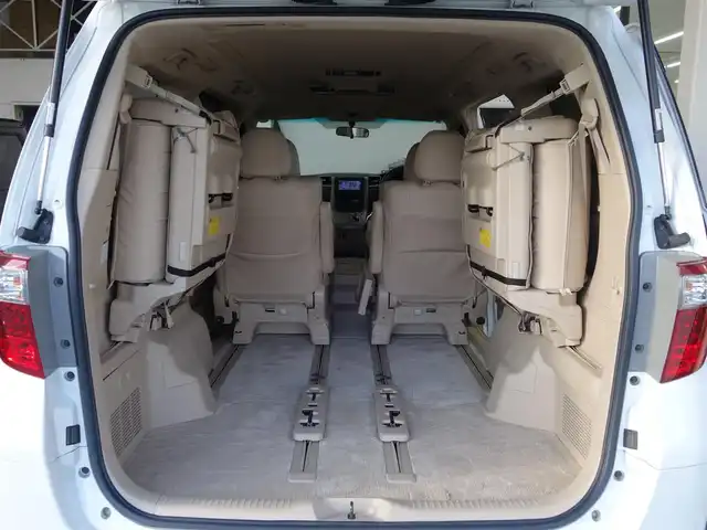 トヨタ アルファード 240S リミテッド 静岡県 2010(平22)年 8.2万km ホワイトパールクリスタルシャイン ワンオーナー／禁煙車/車検R9年3月23日/純正16.2インチワイドフリップダウンモニター/純正ディーラー7インチHDDナビ/　CD/DVD/SD/BT/BT/AUX/フルセグTV/バックカメラ/ビルトインETC/両側パワースライドドア/リアオートエアコン/クリアランスソナー／バックソナー/スマートキー／プッシュスタート/HIDヘッドライト／オートライト/純正フロアマット/純正ドアバイザー/保証書