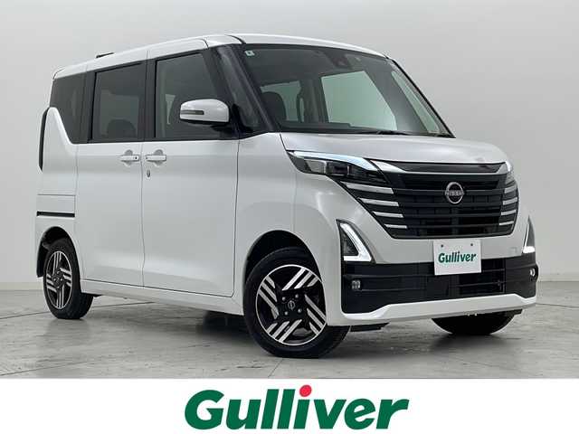 日産 ルークス HWS X プロパイロットED 宮城県 2023(令5)年 6万km ホワイトパール 禁煙車/プロパイロット/エマージェンシーブレーキ/車線逸脱警報/車線逸脱防止支援システム/先行車発進お知らせ/速度標識表示/道路標識表示/ソナー/インテリジェントルームミラー/純正7インチナビ/（BT.SD.AM.FM.CD.USB）/アラウンドビューモニター/フルセグテレビ/ビルトインETC/両側パワースライドドア/ハンズフリースライドドア/電動パーキングブレーキ/AUTOHOLD/前席シートヒーター/ステアリングヒーター/革巻きステアリング/ステアリングスイッチ/プッシュスタート/スマートキー（2本）/ロールサンシェード/シートバックテーブル/純正フロアマット/LEDヘッドライト/LEDフォグランプ/純正14インチアルミホイール/横滑り防止機能/アイドリングストップ