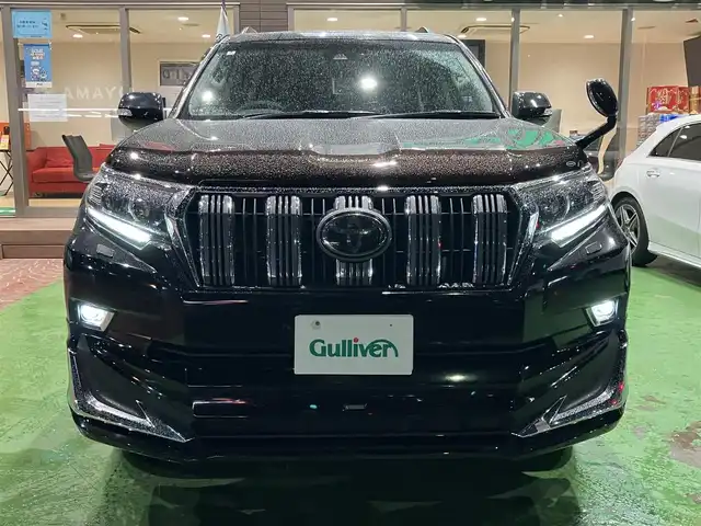 トヨタ ランドクルーザー プラド TX Lパッケージ 神奈川県 2018(平30)年 9.1万km ブラック ワンオーナー/新車保証書/取扱説明書/セーフティセンス/・プリクラッシュセーフティシステム/・レーンディパーチャーアラート/・オートマチックハイビーム/・レーダークルーズコントロール/モデリスタエアロ/ルーフレール付き/純正ナビ・フルセグTV/CD・DVDビデオ・Bluetooth/HDMI/バックカメラ/サンルーフ/レザーシート/前席快適温熱シート/パワーシート/3列目電動格納シート/ビルトインETC2.0/LEDヘッドライト/社外20インチアルミホイール