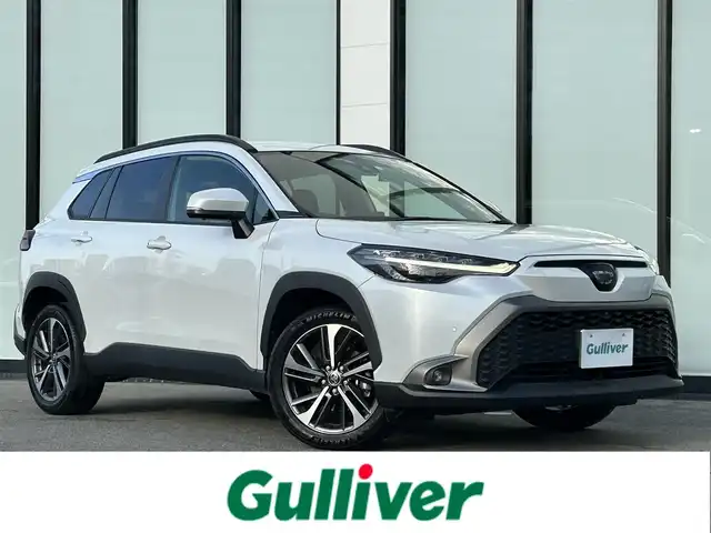 トヨタ カローラ クロス Z 大阪府 2023(令5)年 4.2万km プラチナホワイトパールマイカ 純正9インチナビ /・BT/USB/パノラミックビューモニター/前後ドライブレコーダー/ワンオーナー/ETC/パワーバックドア/前後コーナーセンサー/追従型クルーズコントロール/BSM/LEDヘッド・フォグ/D席パワーシート/ハーフレザーシート/シートヒーター/ルーフレール/純正フロアマット/純正18インチAW/取説・保証書