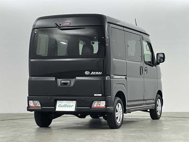 ダイハツ アトレー バン RS 福島県 2022(令4)年 3.4万km ブラックマイカメタリック スマートアシスト/・衝突軽減システム/・誤発進抑制/・先行車発進知らせ/・路側逸脱警報/・ふらつき警報/・アダプティブクルーズコントロール/・標識認識/社外メモリナビ/・フルセグＴＶ　/・バックカメラ/・ＣＤ／ＤＶＤ/SD/・AM/FM/・Ｂｌｕｅｔｏｏｔｈ/・ＥＴＣ/・ステアリングスイッチ/両側電動スライドドア　/純正エアロ（フロント・サイド・リア）/純正フロアマット/純正ドアバイザー/ウィンカーミラー/電格ミラー/オーバーヘッドコンソール/ＬＥＤヘッドライト/フォグランプ/オートライト/オートマチックハイビーム/スマートキー　/プッシュスタート　/アイドリングストップ/クリアランスソナー/　