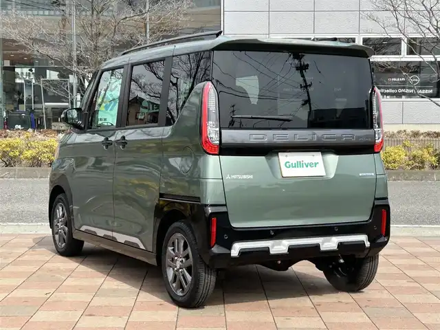 三菱 デリカミニ T プレミアム 福島県 2024(令6)年 0.1万km未満 緑 4WD/ターボ/純正ディスプレイオーディオ/【BT/USB/Androidauto/applecarplay】/アラウンドビューカメラ/バックカメラ/レーダークルーズコントロール〈ACC〉/車線維持支援機能〈LKA〉/衝突被害軽減ブレーキシステム〈FCM〉/踏み間違い衝突防止アシスト〈EAPM〉/車線逸脱警報システム〈LDW〉/前席シートヒーター/ステアリングヒーター/ステアリングリモコン/両側パワースライドドア/ハンズフリーオートスライドドア/リアサーキュレーター/シートバックテーブル/リアドアサンシェード/LEDオートライト/LEDフォグランプ