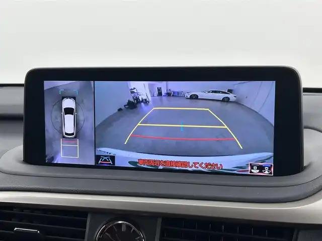 レクサス ＲＸ 450h Fスポーツ 福岡県 2020(令2)年 3.8万km ホワイトノーヴァガラスフレーク ＴＲＤエアロ／マフラー　/サンルーフ　/純正ナビ　/全方位カメラ　/前方ドラレコ　/ＥＴＣ２．０　/ＡＣＣ　/コーナーセンサー　/衝突軽減　/レーンキープ　/ＢＳＭ　/ＰＫＳＢ　/パドルシフト　/ＨＵＤ　/シートベンチレーション
