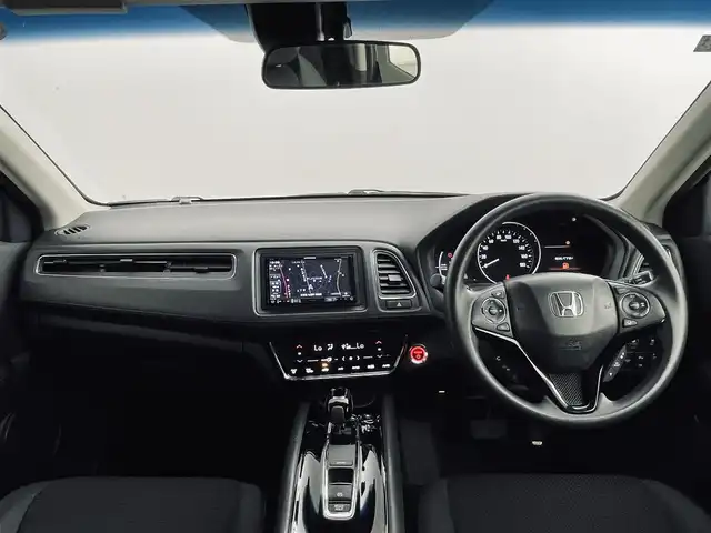 ホンダ ヴェゼル ハイブリッド ホンダセンシング 道央・札幌 2019(平31)年 4.3万km ミッドナイトブルービームM ・４WD/・寒冷地仕様/・社外メモリナビ/・CD/DVD/AUX/・バックカメラ/・ホンダセンシング/・クリアランスソナー/・オートホールドブレーキ/・パドルシフト/・レーンキープアシスト/・横滑り防止装置/・LEDヘッドライト/・オートライト/・プッシュスタート/・スマートキー/・スペアキー/・純正フロアマット/・純正16インチAW/・ドアバイザー/・取扱説明書