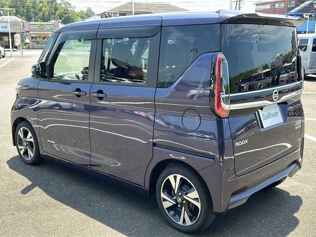日産 ルークス HWS Gターボ プロパイロットED 鹿児島県 2022(令4)年 1.1万km アメジストパープル プロパイロット/純正ナビ/　　Bluetooth/DVD/CD/ワンセグ/AUX/全方位バックカメラ/両側パワースライドドア/レーダークルーズコントロール/LEDオートライト/純正15インチアルミホイール/アイドリングストップ/スマートキー/ETC