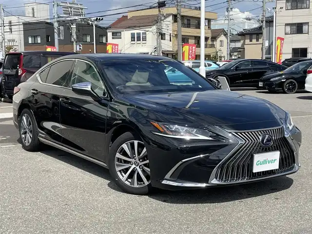 レクサス ＥＳ 300h 石川県 2020(令2)年 4.9万km グラファイトブラックガラスフレーク メーカー純正ナビ/フルセグTV/パノラマモニター/LEDヘッドライト/サンルーフ/革シート/シートヒーター&クーラー/パワートランク/純正アルミホイール/ETC2.0/ドライブレコーダー/ブラインドスポットモニター/レクサスセーフティ/レーダークルーズ/保証書