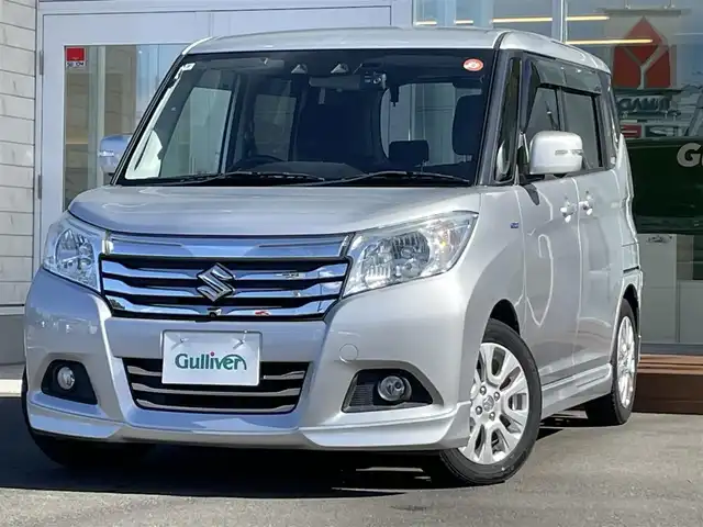スズキ ソリオ HV MZ 道央・札幌 2020(令2)年 8.6万km スターシルバーメタリック ・４WD/・衝突軽減ブレ―キ/・純正ナビ/　CD＆BT＆USB＆TV/・全方位カメラ/・バックカメラ/・両側パワースライドドア/・コーナーセンサー/・レーンキープアシスト/・レーダークルーズコントロール/・シートヒーター/・ミラーヒーター/・アイドリングストップ/・パドルシフト/・オートエアコン/・オートライト/・電動格納ミラー/・前後ドライブレコーダー/・ビルトインETC/・プッシュスタート/・スマートキー/・HIDヘッドライト/・純正フロアマット/・ドアバイザー/・ウィンカーミラー/・フォグライト/・スペアキー