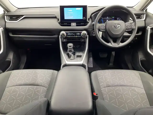 トヨタ ＲＡＶ４ ハイブリッドX 栃木県 2023(令5)年 1.6万km ホワイトパールクリスタルシャイン ワンオーナー/8インチディスプレイオーディオ/（Bluetooth/USB/フルセグTV/Applecarplay/AndroidAuto）/バックカメラ/TRDフルエアロ/トヨタセーフティセンス/衝突軽減ブレーキ/車線逸脱警報/オートマチックハイビーム/先行車発進告知/ブラインドスポットモニター/前後コーナーセンサー/ビルトインETC2.0/前方ドラレコ/禁煙車/オートライト/LEDヘッドライト/横滑り防止装置/AC100V電源/フォグランプ/スマートキー/プッシュスタート/ステアリングスイッチ/革巻きステアリング/電動格納ミラー/純正アルミホイール/純正フロアマット