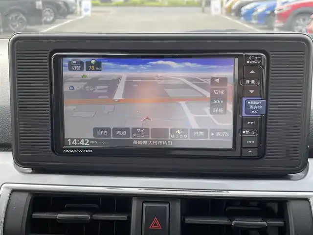 ダイハツ キャスト スタイル X リミテッド SAⅢ 長崎県 2022(令4)年 3.3万km ブラックマイカメタリック ワンオーナー/純正ナビ/（フルセグ・DVD・SD・BT・CD)/バックカメラ/ETC/純正ドライブレコーダー/前席シートヒーター/クラッツィオシートカバー/クリアランスソナー/ステアスイッチ/アイドリングストップ/スペアキー/オートハイビーム/オートライト