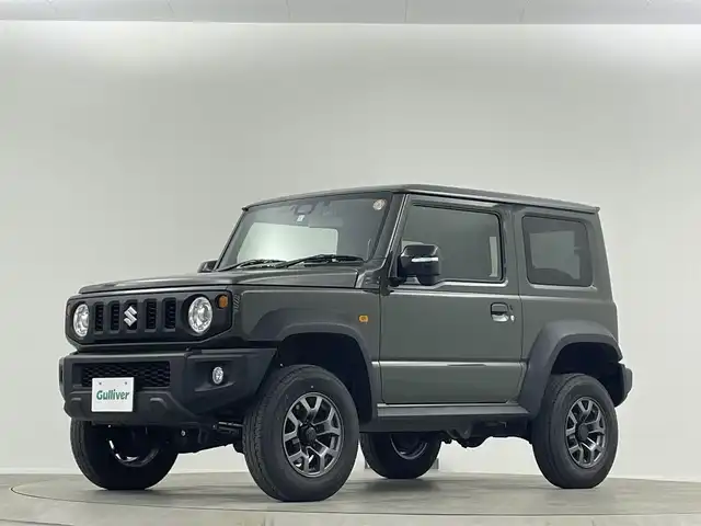 スズキ ジムニー シエラ JC 埼玉県 2023(令5)年 2.2万km ジャングルグリーン 8インチナビ Bluetooth バックカメラ シートヒーター クルーズコントロール 衝突軽減システム オートハイビーム ダウンヒルアシストコントロール 純正LEDヘッドライト ETC スマートキー