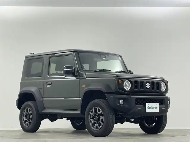 スズキ ジムニー シエラ JC 埼玉県 2023(令5)年 2.2万km ジャングルグリーン 8インチナビ Bluetooth バックカメラ シートヒーター クルーズコントロール 衝突軽減システム オートハイビーム ダウンヒルアシストコントロール 純正LEDヘッドライト ETC スマートキー