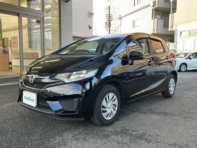 ホンダ フィット 13G Fパッケージ ファインED 大阪府 2017(平29)年 3.4万km クリスタルブラックパール ワンオーナー/純正ナビ/フルセグＴＶ/Bluetoothオーディーオ/DVD再生/バックカメラ/衝突軽減ブレーキ/スマートキー/プッシュスタート/ETC/LEDライト/サイドエアバッグ/カーテンエアバッグ