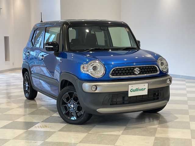 スズキ クロスビー 福井県 2018(平30)年 3.8万km スピーディーブルーメタリック/ブラック2トーンルーフ ワンオーナー/クルーズコントロール/デュアルセンサーブレーキサポート/レーンキープアシスト/コーナーセンサー/盗難防止装置/オートライト/シートヒーター/純正16インチアルミホイール/パドルシフト/LEDヘッドライト/フォグランプ/プッシュスタート/スマートキー