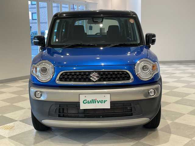 スズキ クロスビー 福井県 2018(平30)年 3.8万km スピーディーブルーメタリック/ブラック2トーンルーフ ワンオーナー/クルーズコントロール/デュアルセンサーブレーキサポート/レーンキープアシスト/コーナーセンサー/盗難防止装置/オートライト/シートヒーター/純正16インチアルミホイール/パドルシフト/LEDヘッドライト/フォグランプ/プッシュスタート/スマートキー