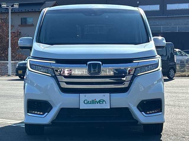 ホンダ ステップワゴン スパーダ eHEV G EXホンダS 山梨県 2021(令3)年 6.9万km プラチナホワイトパール 純正ＳＤナビ　/フルセグＴＶ　/全方位カメラ　/純正ビルトインＥＴＣ２．０　/Ｂｌｕｅｔｏｏｔｈ／ＵＳＢ／ＣＤ　/３列シート　/ハーフレザーシート　/運転席／助手席シートヒーター　/両側パワースライドドア　/ＡＢＳ